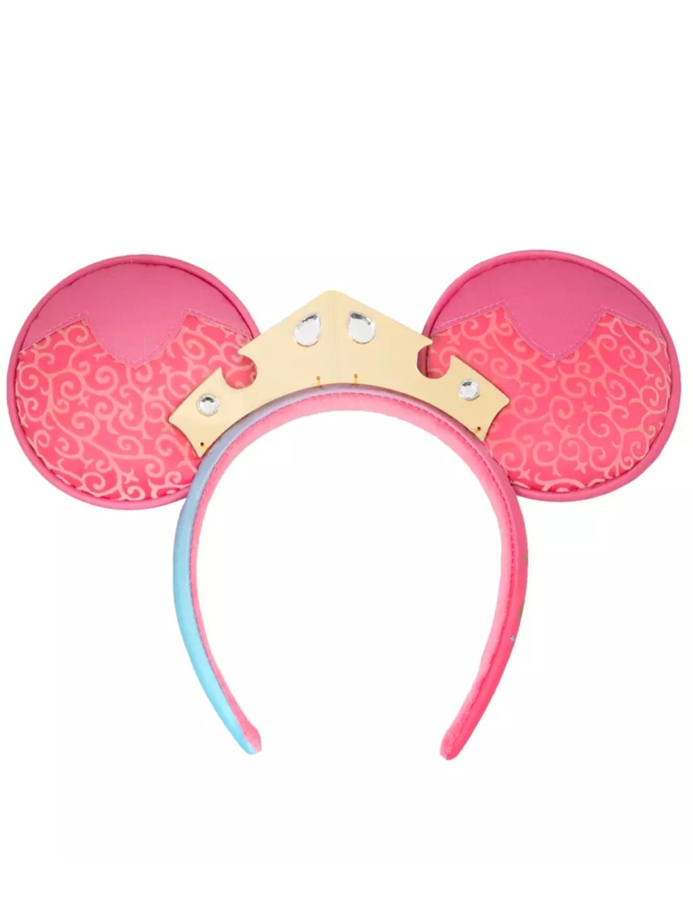Disney Aurora / Sleeping Beauty Pink + Blue Ear Headband for Adults
